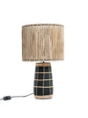 Skiathos Table Lamp | Natural Black