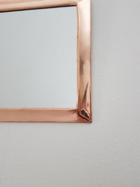 Squared Mirror Cuivre