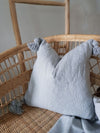 Pom Pom Cushion Grey 50x50 cm