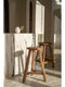 Kabuki Bar Stool - Natural - Low