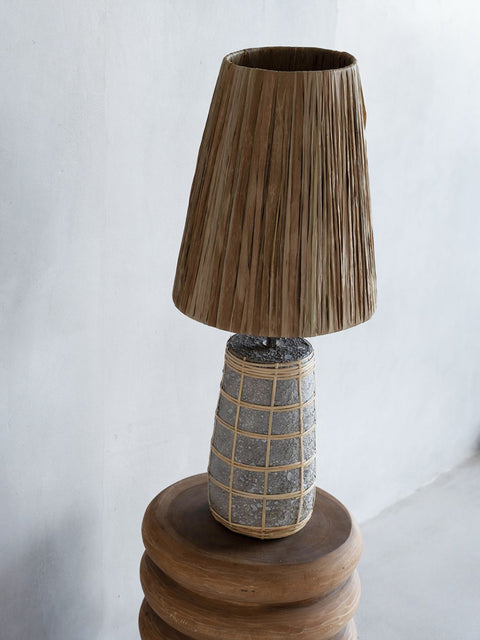 Naxos Table Lamp | Concrete Natural