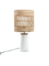 Kiska Table Lamp | White Natural