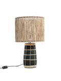 Skiathos Table Lamp | Natural Black