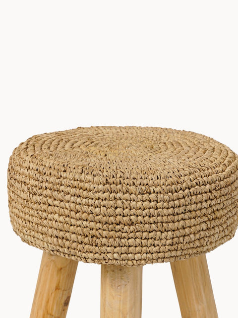 Raffia Stool