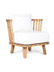 Malawi One Seater - Natural White