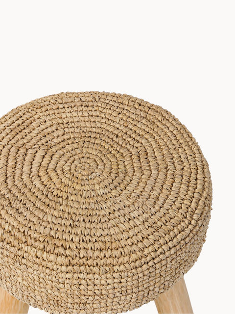 Raffia Stool