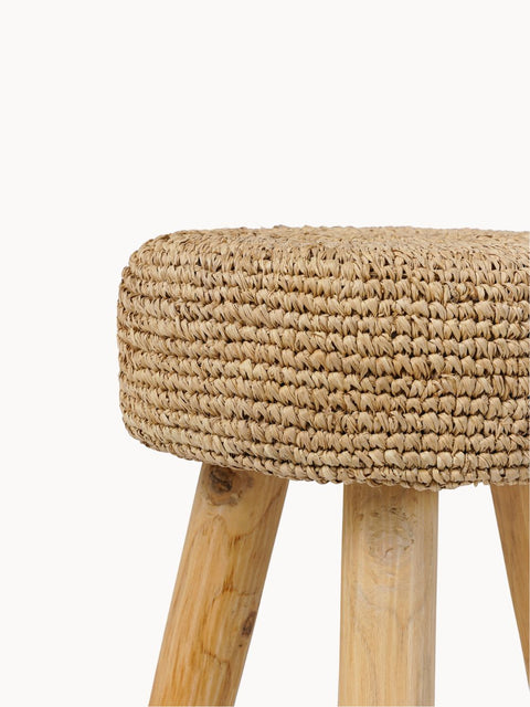 Raffia Stool