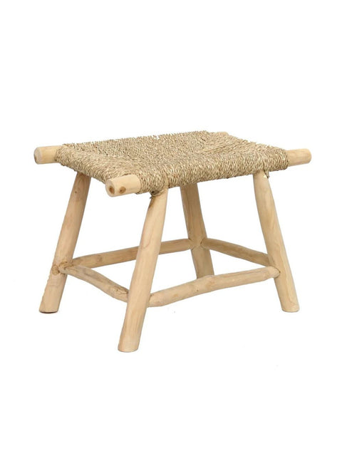 Porto Seagrass Stool - Natural - M