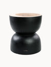 Karbun Stool - Black Natural