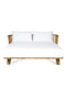 Double Malawi Daybed - Natural White