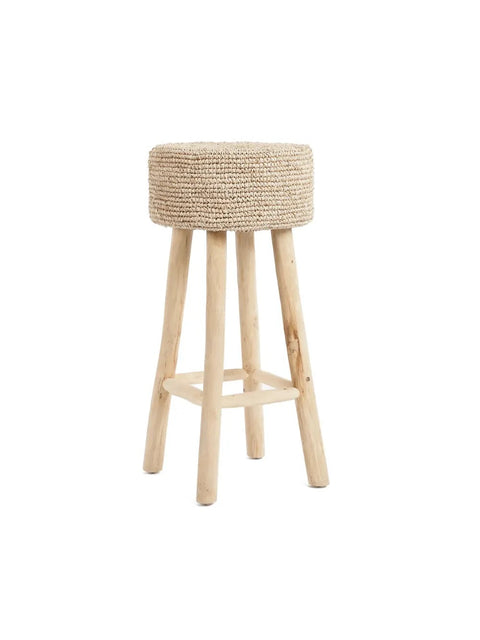 Raffia Bar Stool