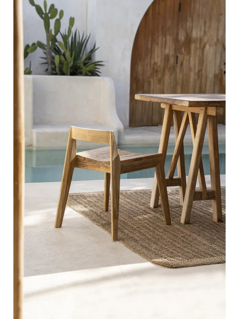 Ydra Dining Chair - Natural - Outdoor