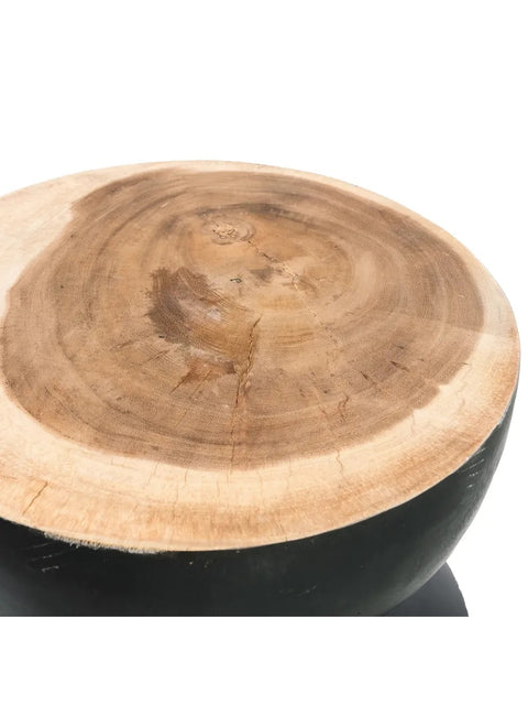 Kulun Stool - Black Natural