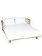 Double Malawi Daybed - Natural White