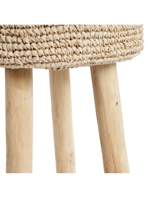 Raffia Bar Stool