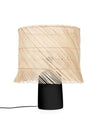 Rattan Table Lamp | Black