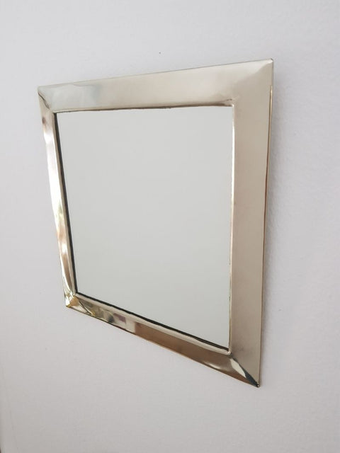 Squared Mirror Silver