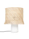 Rattan Table Lamp | White