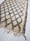 Vintage Beni Ouarain Carpet 400 x 182 cm