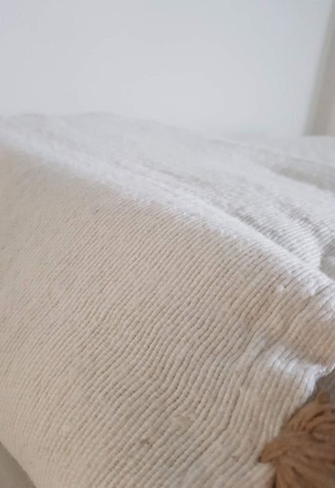 Moroccan Pom Pom Blanket 260x180 cm