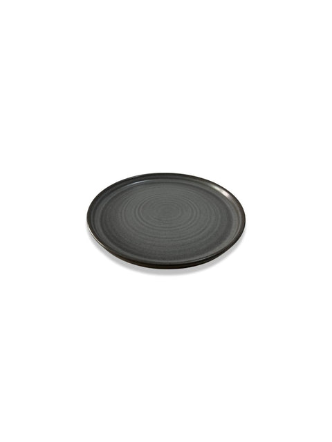 Grey Metal Plate ø21 cm