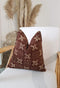 Mudcloth Pillow Cover Rusty