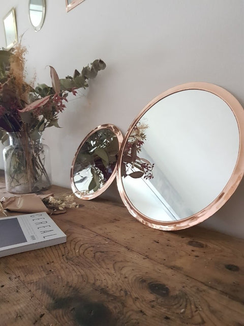 Rounded Mirror Silver