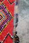 Boucherouite Moroccan Rug 267 x 100 cm | 8.75 x 3.28 ft