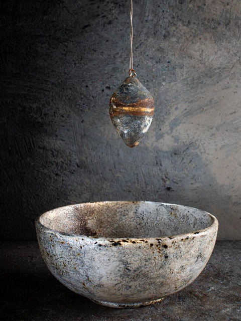 Antique Burned Bowl | L