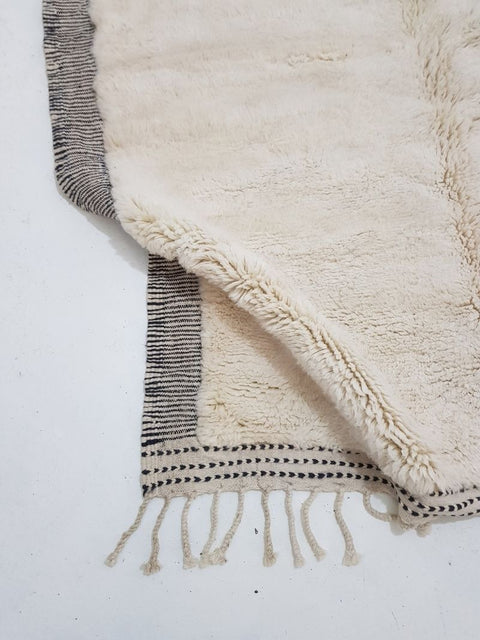 Customized Moroccan Rug White Toubkal