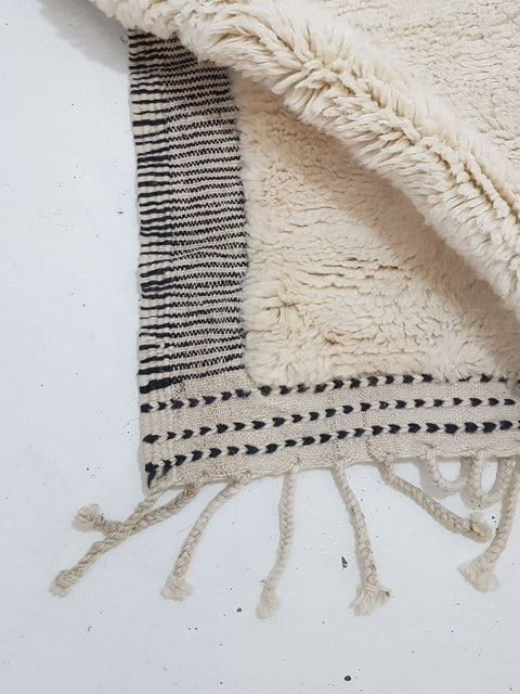 Customized Moroccan Rug White Toubkal