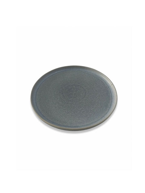 Sky Blue Metal Plate ø27 cm
