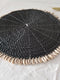 Black Seashell Table Mat 40 Ø cm
