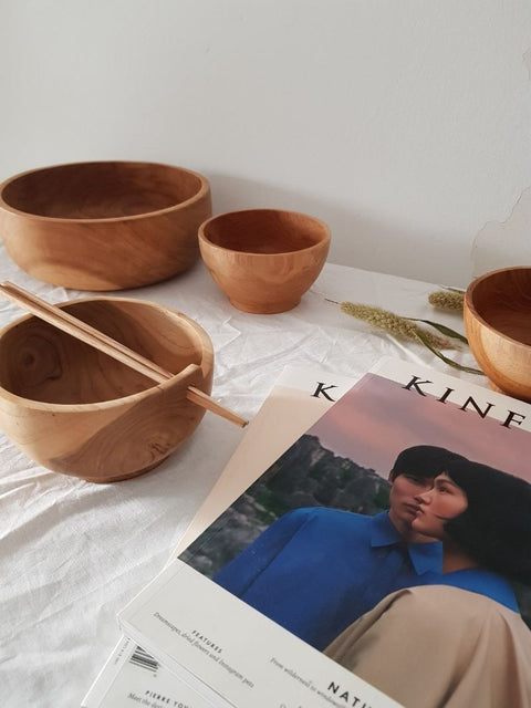 Japanese Teak Wooden Bowl ø15 cm