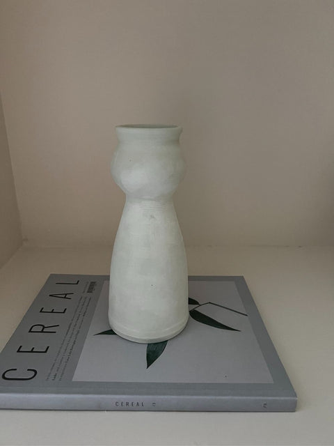 White Clay Vase #03 Small