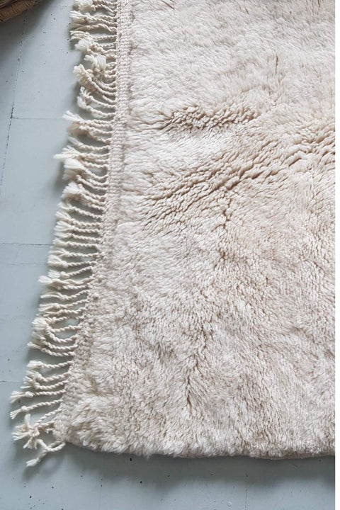 Customized Moroccan Rug White
