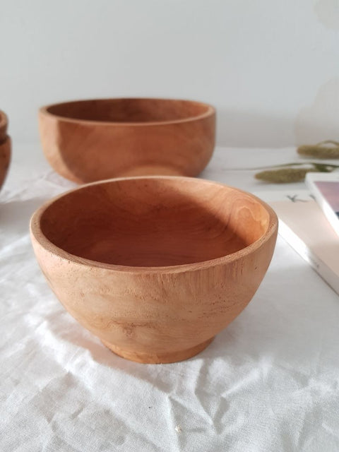 Teak Wooden Bowl ø14 cm