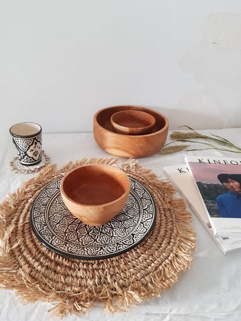 Teak Wooden Bowl ø14 cm